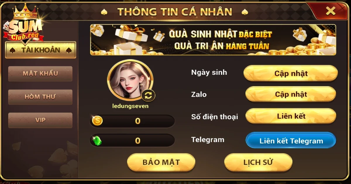 Hướng dẫn quy trình xác minh tài khoản SUMCLUB